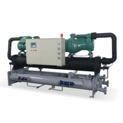 Double compressor large industrial chiller