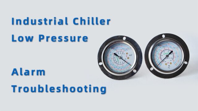 solução de problemas de alarme de baixa pressão do chiller industrial