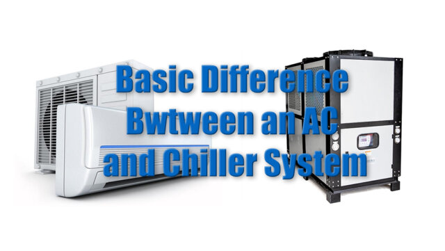 basic difference between ac and chiller