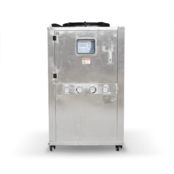 Resfriador de água refrigerado a ar de caixa de aço inoxidável 20A front-s