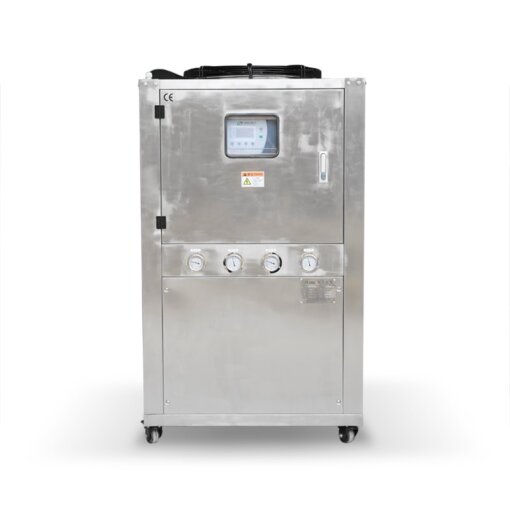 Resfriador de água refrigerado a ar de caixa de aço inoxidável 20A front-s