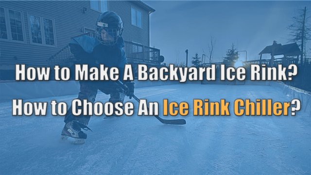 como construir uma pista de gelo com Ice Rink Chiller