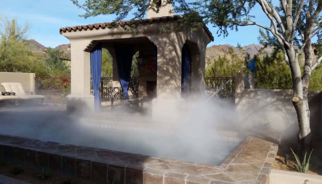 pool misting system