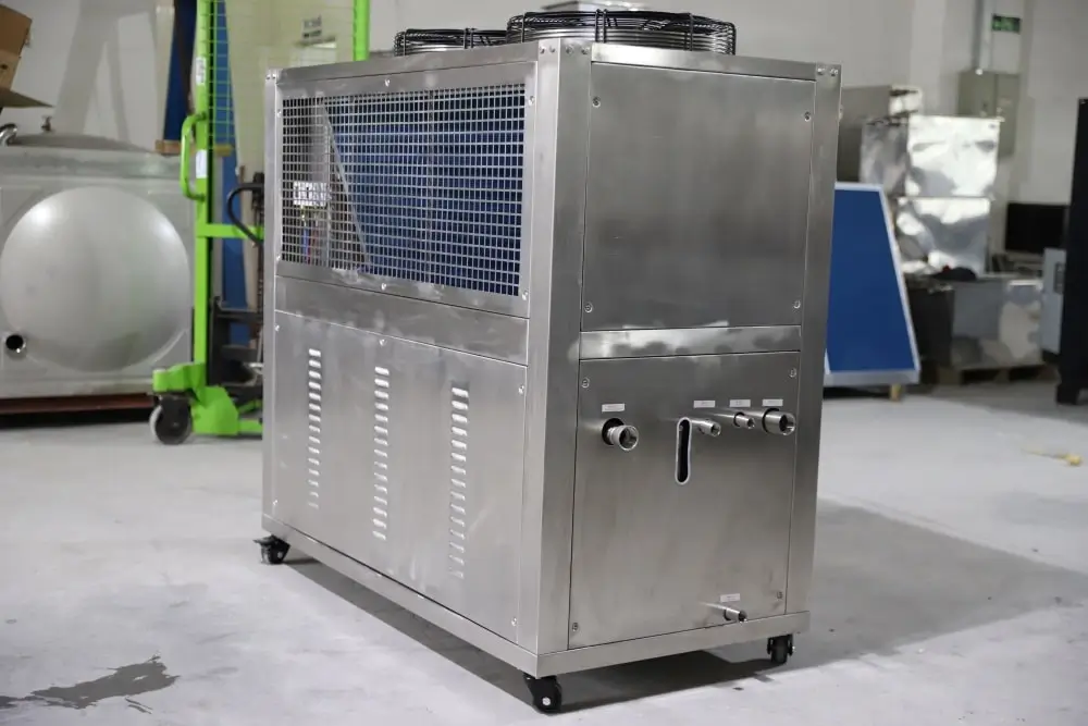 ss cover air cooled chiller back