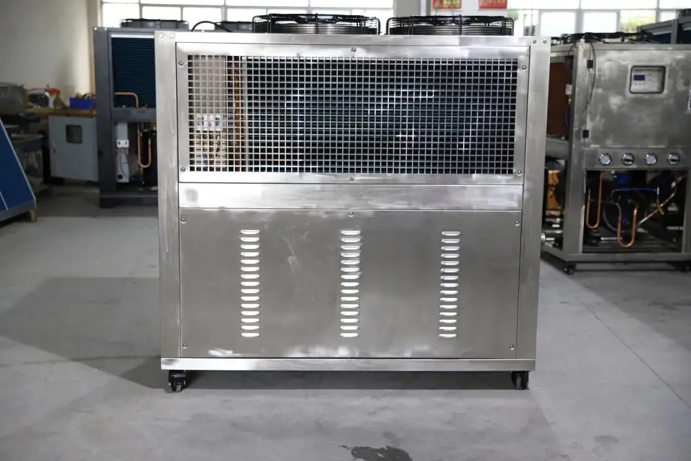 ss cover air cooled chiller side