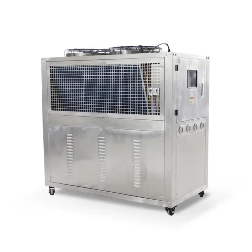 stainless steel cover air cooled chiller front side-s
